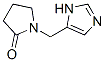 2-Pyrrolidinone, 1-(1h-imidazol-5-ylmethyl)- Structure,916254-37-0Structure