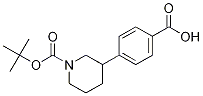 3-(4-Carboxy-phenyl)-piperidine-1-carboxylic acid tert-butyl ester Structure,916421-44-8Structure