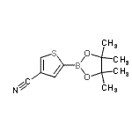 4-Cyanothiophen-2-boronic acid pinacol ester Structure,916454-59-6Structure