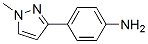 4-(1-Methyl-1H-pyrazol-3-yl)aniline Structure,916766-82-0Structure
