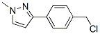 3-[4-(Chloromethyl)phenyl]-1-methyl-1h-pyrazole Structure,916766-83-1Structure