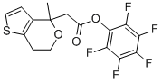 Pentafluorophenyl (4-methyl-6,7-dihydro-4h-thieno[3,2-c]pyran-4-yl)acetate Structure,916766-89-7Structure