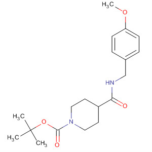 Tert-butyl 4-((4-methoxybenzyl)carbamoyl)piperidine-1-carboxylate Structure,916770-30-4Structure