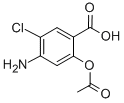 2-Acetoxy-4-amino-5-chlorobenzoic acid Structure,916792-38-6Structure