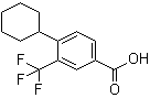 4-Cyclohexyl-3-trifluoromethylbenzoic acid Structure,916806-97-8Structure