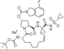 Danoprevir sodium salt Structure,916826-48-7Structure