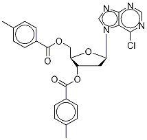 3,5-O-ditoluoyl 6-chloropurine-7-beta-d-deoxyriboside Structure,91713-51-8Structure