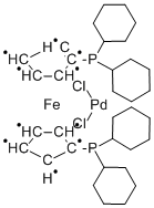 Dichloro[1,1’-bis(dicyclohexylphosphino)ferrocene]palladium(ii) Structure,917511-90-1Structure