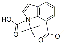 Methyl 1-BOC-7-indolecarboxylate Structure,917562-23-3Structure