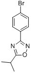 3-(4-Bromophenyl)-5-isopropyl-1,2,4-oxadiazole Structure,917562-24-4Structure