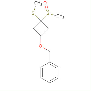 [[[3-(Methylsulfinyl)-3-(methylthio)cyclobutyl]oxy]methyl]benzene Structure,917887-34-4Structure