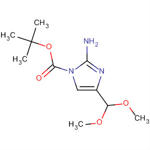 Tert-butyl 2-amino-4-(dimethoxymethyl)-1h-imidazole-1-carboxylate Structure,917919-48-3Structure