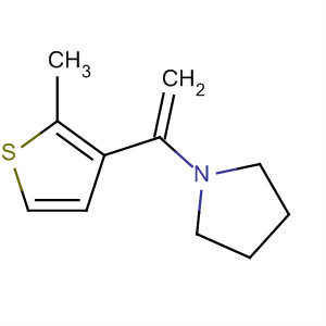 1-[1-(2-Methyl-3-thienyl)ethenyl]pyrrolidine Structure,917957-71-2Structure