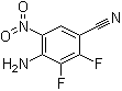 4-Amino-2,3-difluoro-5-nitrobenzonitrile Structure,917980-12-2Structure