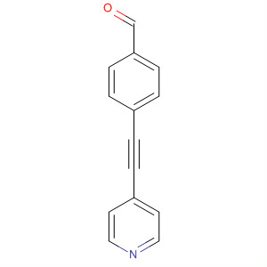 4-[2-(4-Pyridinyl)ethynyl]benzaldehyde Structure,918408-06-7Structure