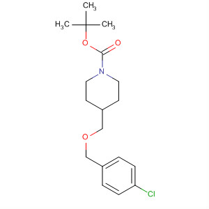 Tert-butyl 4-((4-chlorophenyl)(methoxy)methyl)piperidine-1-carboxylate Structure,918501-81-2Structure