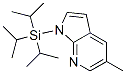 1H-Pyrrolo[2,3-b]pyridine, 5-methyl-1-[tris(1-methylethyl)silyl]- Structure,918523-66-7Structure