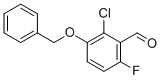 3-Benzyloxy-2-chloro-6-fluoro-benzaldehyde Structure,918524-12-6Structure