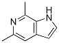 5,7-Dimethyl-1h-pyrrolo[2,3-c]pyridine Structure,91873-09-5Structure