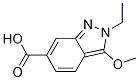 2-Ethyl-3-methoxy-2h-indazole-6-carboxylicacid Structure,919106-95-9Structure