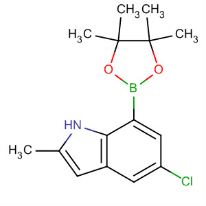 5-Chloro-2-methyl-1h-indole-7-boronic acid pinacol ester Structure,919119-60-1Structure