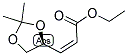 (Z)-ethyl-4,5-o-isopropylidene-(s)-4,5-dihydroxy-2-pentenoate Structure,91926-90-8Structure