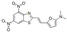 2-Furanamine, 5-[2-(4,6-dinitro-2-benzothiazolyl)ethenyl]-n,n-dimethyl- Structure,919285-59-9Structure