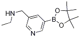 3-Pyridinemethanamine, n-ethyl-5-(4,4,5,5-tetramethyl-1,3,2-dioxaborolan-2-yl)- Structure,919347-17-4Structure