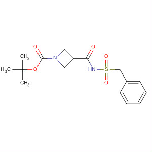 Tert-butyl 3-[(benzylsulfonyl)carbamoyl]azetidine-1-carboxylate Structure,919354-89-5Structure