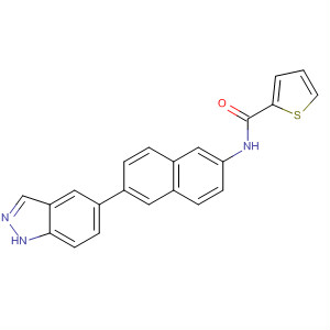 N-[6-(1h-indazol-5-yl)-2-naphthalenyl]-2-thiophenecarboxamide Structure,919362-56-4Structure