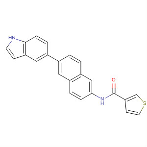 N-[6-(1h-indol-5-yl)-2-naphthalenyl]-3-thiophenecarboxamide Structure,919362-69-9Structure