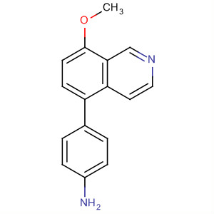 4-(8-Methoxy-5-isoquinolinyl)benzenamine Structure,919362-95-1Structure