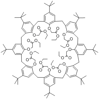 4-Tert-Butylcalix[8]arene octaacetic acid octaethyl ester Structure,92003-63-9Structure