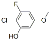 Phenol, 2-chloro-3-fluoro-5-methoxy- Structure,920036-39-1Structure