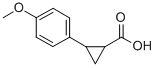 2-(4-Methoxy-phenyl)-cyclopropanecarboxylic acid Structure,92016-94-9Structure