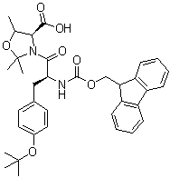 Fmoc-l-tyr(tbu)-l-thr[psi(me,me)pro]-oh Structure,920519-31-9Structure