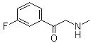 1-(3-Fluorophenyl)-2-(methylamino)ethanone Structure,920804-03-1Structure