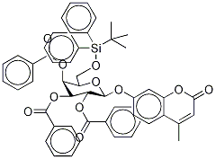 4-Methylumbelliferyl 2,3,4-Tri-O-benzoyl-6-O-(tert-butyldiphenylsilyl)-beta-D-galactopyranoside Structure,920975-58-2Structure