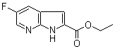 1H-pyrrolo[2,3-b]pyridine-2-carboxylic acid, 5-fluoro-, ethyl ester Structure,920978-95-6Structure