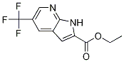 1H-pyrrolo[2,3-b]pyridine-2-carboxylic acid, 5-(trifluoromethyl)-, ethyl ester Structure,920978-97-8Structure