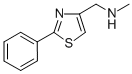 Methyl-(2-phenyl-thiazol-4-ylmethyl)-amine Structure,921101-66-8Structure