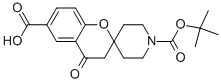 Tert-butyl 6-carboxy-4-oxospiro[chroman-2,4-piperidine]-1-carboxylate Structure,921760-85-2Structure