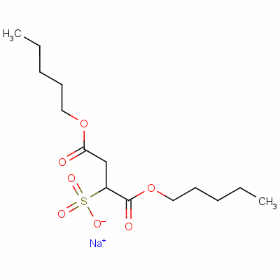 2-Sulfo-butanedioic acid 1,4-dipentyl ester sodium salt (1:1) Structure,922-80-5Structure