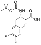 (S)-3-(tert-butoxycarbonylamino)-4-(2,4,5-trifluorophenyl)butanoic acid Structure,922178-94-7Structure