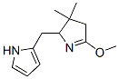 1H-pyrrole, 2-[(3,4-dihydro-5-methoxy-3,3-dimethyl-2h-pyrrol-2-yl)methyl]- Structure,922729-27-9Structure