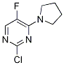 2-Chloro-5-fluoro-4-(1-pyrrolidinyl)pyrimidine Structure,923119-59-9Structure