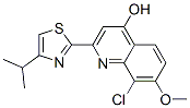 4-Quinolinol, 8-chloro-7-methoxy-2-[4-(1-methylethyl)-2-thiazolyl]- Structure,923289-39-8Structure