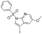 1-Benzenesulfonyl-3-iodo-5-methoxy-1h-pyrrolo[2,3-b]pyridine Structure,923583-80-6Structure