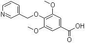 Benzoic acid, 3,5-dimethoxy-4-(3-pyridinylmethoxy)- Structure,923790-15-2Structure