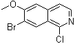 7-Bromo-1-chloro-6-methoxyisoquinoline Structure,924271-35-2Structure